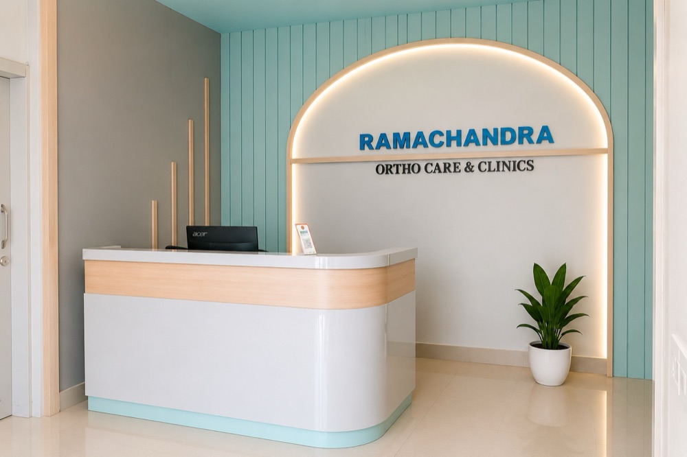 Reception at Ramachandra Ortho Care & Clinics
